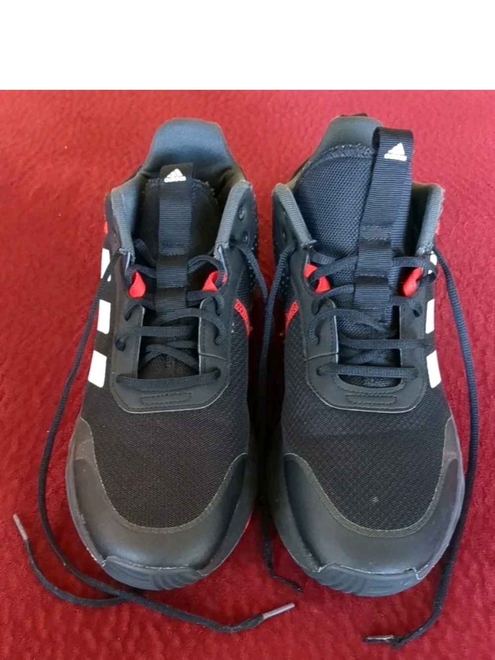 Adidas Ownthegame Core Black Cloud White Carbon Mens 12